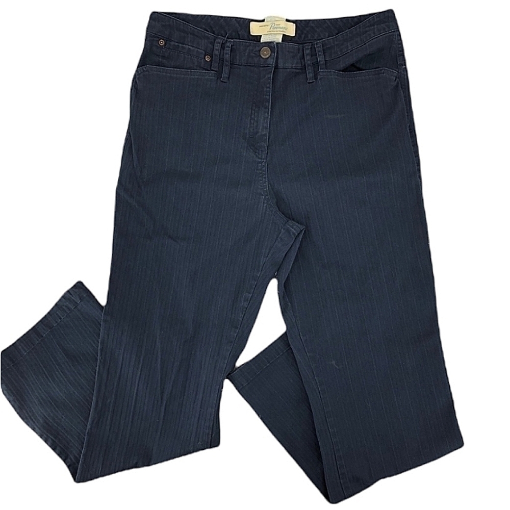 Penmans Vintage Women’s 12 Mom Jeans Pants High Waist Stretch Navy Blue